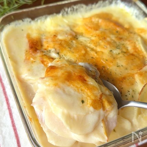 ホワイトソース不要「ポテトグラタン」