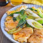 【テリテリコクうま◎】鶏むね肉と長ねぎの照り焼き#ご飯に合う