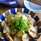 【しっとり鶏むね肉と大根のこっくり煮】鶏むね肉がやわらかい♡