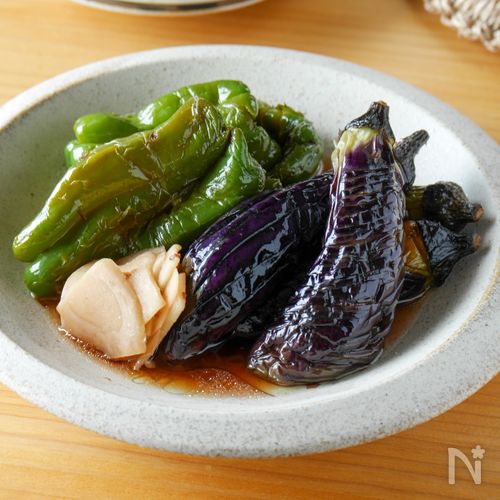 《冷やして常備菜に》夏野菜の南蛮風さっぱり揚げ煮