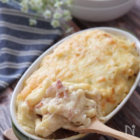 バター不使用ヘルシー うどんスープで和風マカロニグラタン By ともきーた 伊藤 智子 レシピサイト Nadia ナディア プロの料理家のおいしいレシピ