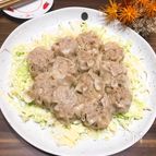 レンジで5分♪餃子の皮で【大きいシュウマイ】
