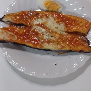 1バーバミーの作ってみた!投稿(とろうま！ナスのケチャマヨピザ)
