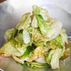 レタスをたっぷり食べる！5分で完成！レタスのオイスター炒め