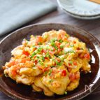 【鶏むね肉のトマふわ玉中華炒め】激旨！子供も喜ぶおかず♪