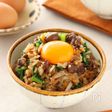 牛肉ときのこのすき焼き風炊き込みごはん