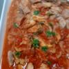 鶏皮坊主の作ってみた!投稿(きのこたっぷり！鶏もも肉ときのこのトマト煮込み)
