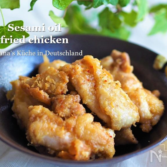 衣を作る手間なしで♪【鶏天風フライドチキン】