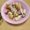 ナムディの作ってみた!投稿(【きのこのジャーマンポテト】ごま油×鶏がらで香ばしく♩)