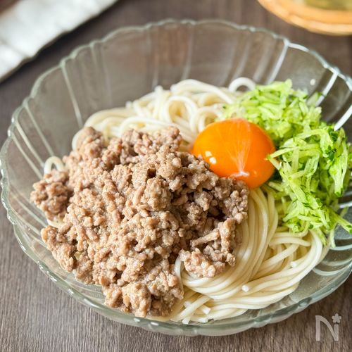 作業時間10分！【肉味噌混ぜそうめん】