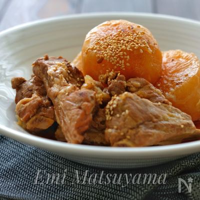 ＊大根とスペアリブの煮物＊