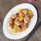 鶏もも肉とじゃがいもの塩ダレ炒め