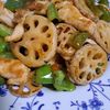 275654の作ってみた!投稿(ワンパン10分【鶏むね肉とれんこんの甘酢炒め】)
