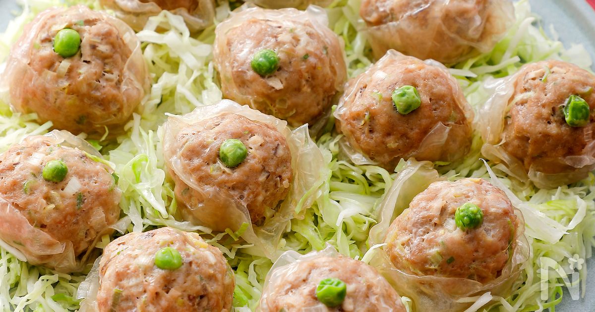 レンジですぐラク！ライスペーパーしゅうまい