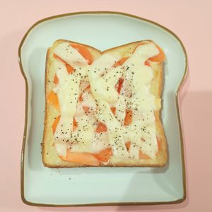 milkの作ってみた!投稿(トマトのジューシーさがたまらない!トマチートースト)