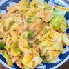 しゃきぴよラブの作ってみた!投稿(包丁いらず♪オール1の黄金比率de『豚バラキャベツの回鍋肉』)