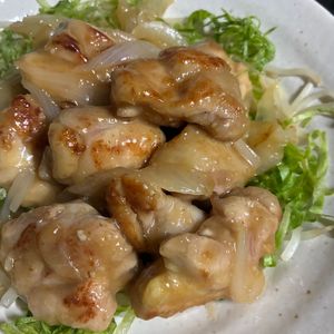 せーちゃんの作ってみた!投稿(行列のできる定食屋さんの🍚鶏のとろとろ生姜焼き定食🤩💖)