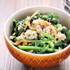 【冷凍おかず】レンジで簡単！ほうれん草の褒められナムル
