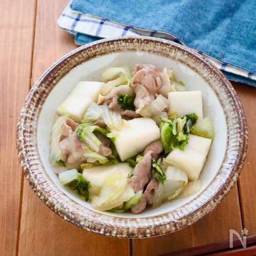 白菜と豚肉のほっこり煮