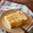 優しい味のネギ入りだし巻き卵