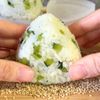 ツーンと旨い！野沢菜わさびおにぎりの工程4