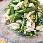止まらない美味しさ！ささみとオクラきゅうりの中華和え
