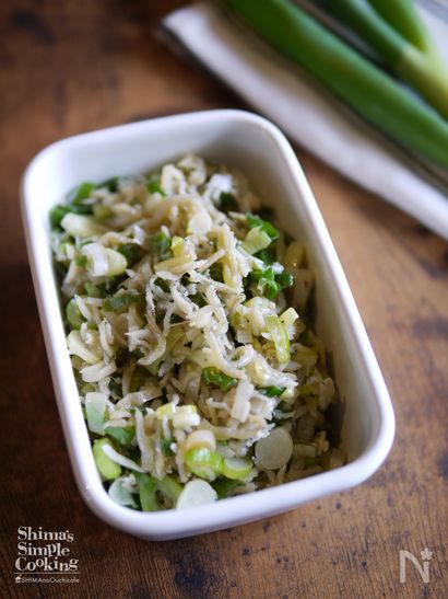 作り置き｜ちょい足し｜万能おかず｜ご飯に合う【葱しらす炒め】