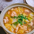 白菜トロトロ！お肉柔らか！白菜と鶏肉のとろみ鍋