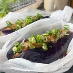 【茄子とろドッグ】レンチンだけで本格的な味♪