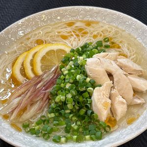 楽ラク手抜キッチン🐶🐾の作ってみた!投稿(ツルッとさっぱり♪【レモンだしそうめん】)