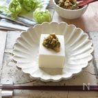 ふきのとう味噌冷や奴