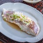【鯛のねぎ蒸し】フライパンで♪