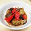 みほりーぬの作ってみた!投稿(なすとパプリカのおかかポン酢)