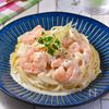 海老と蓮根のチーズクリームパスタ│ワンパン＆生クリームなしの工程5