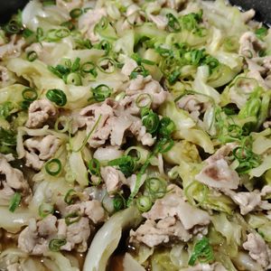 rantomoの作ってみた!投稿(【豚こまとキャベツの旨煮】切って煮込むだけ！)