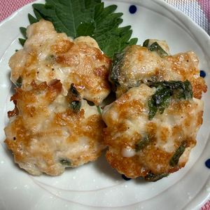 ゆっこの作ってみた!投稿(むね肉のしそチーズ丸め焼き【#冷凍#お弁当#糖質OFF】)