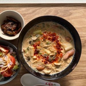 yudKq43Uの作ってみた!投稿(重ねて煮るだけ♪『もやしと豆腐のうま辛♡担々スープ』)