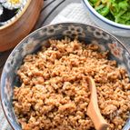 【作って置くと便利】冷めても脂が固まらない♪万能肉味噌☆