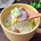 ガツンとにんにく！【白菜とウインナーのシュクメルリ】