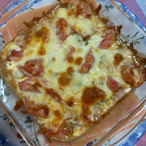 ゆっこの作ってみた!投稿(サバ缶とトマトのマヨチーズ焼き【#乗せて焼くだけ】)