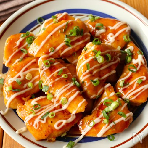 ワンパン10分！【ささみの照りマヨチキン】しっとり柔らか♩