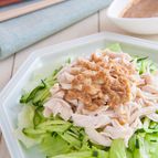 胡麻レモンダレのさっぱりバンバンジー