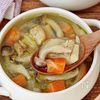 【鶏肉とお野菜の旨だしカレースープ】具材たっぷり♪