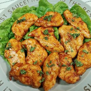 M＊Pの作ってみた!投稿(家にある簡単調味料で♪ささみのバッファローチキン)