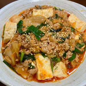 あっこの作ってみた!投稿(【らくレピ】スタミナニラキムチの麻婆豆腐風)