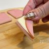 チーズが溶け出さない!サクサクとろぉりハムカツの工程2