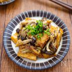 【きのこと厚揚げの和風照り焼き】きのこの旨み溢れる♬︎