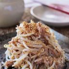 さっぱりだけどやみつきの味♡ツナともやしのごまポン酢ナムル