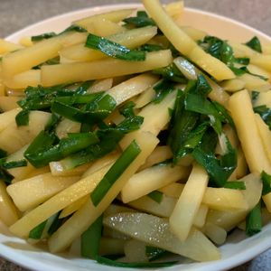 you-kariの作ってみた!投稿(【おつまみにも副菜にも】じゃがニラの中華炒め)