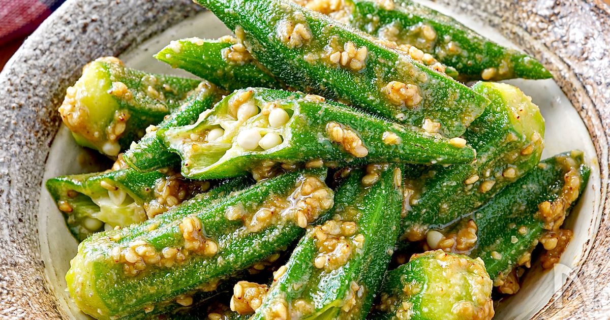 【オクラのごまあえ】旬を味わう♪シンプル定番副菜♡
